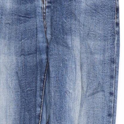 analucy Womens Blue   Skinny Jeans Size S L29 in
