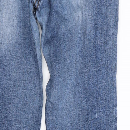 analucy Womens Blue   Skinny Jeans Size S L29 in