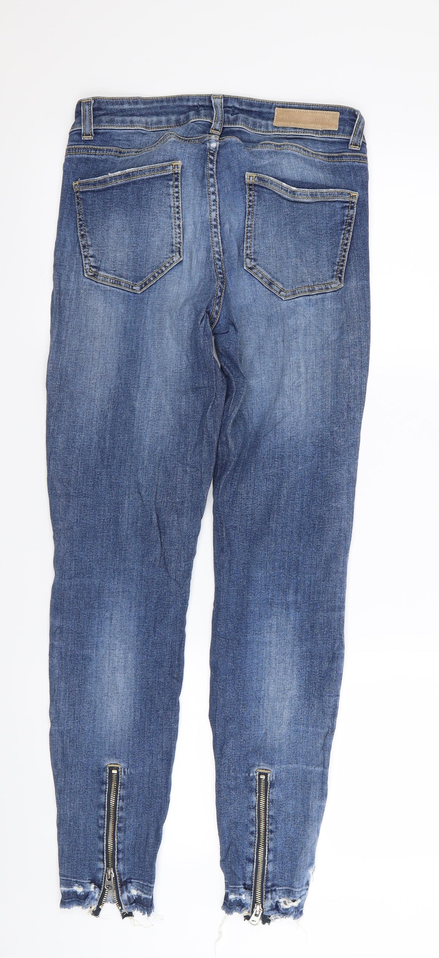 hunk dory Womens Blue   Skinny Jeans Size 26 in L30 in - RIPPED JEANS