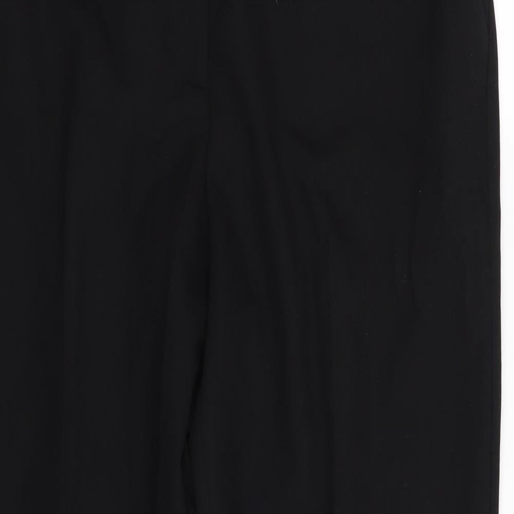 Womens UK Size 12 ASOS Regular Fit  Black Trousers