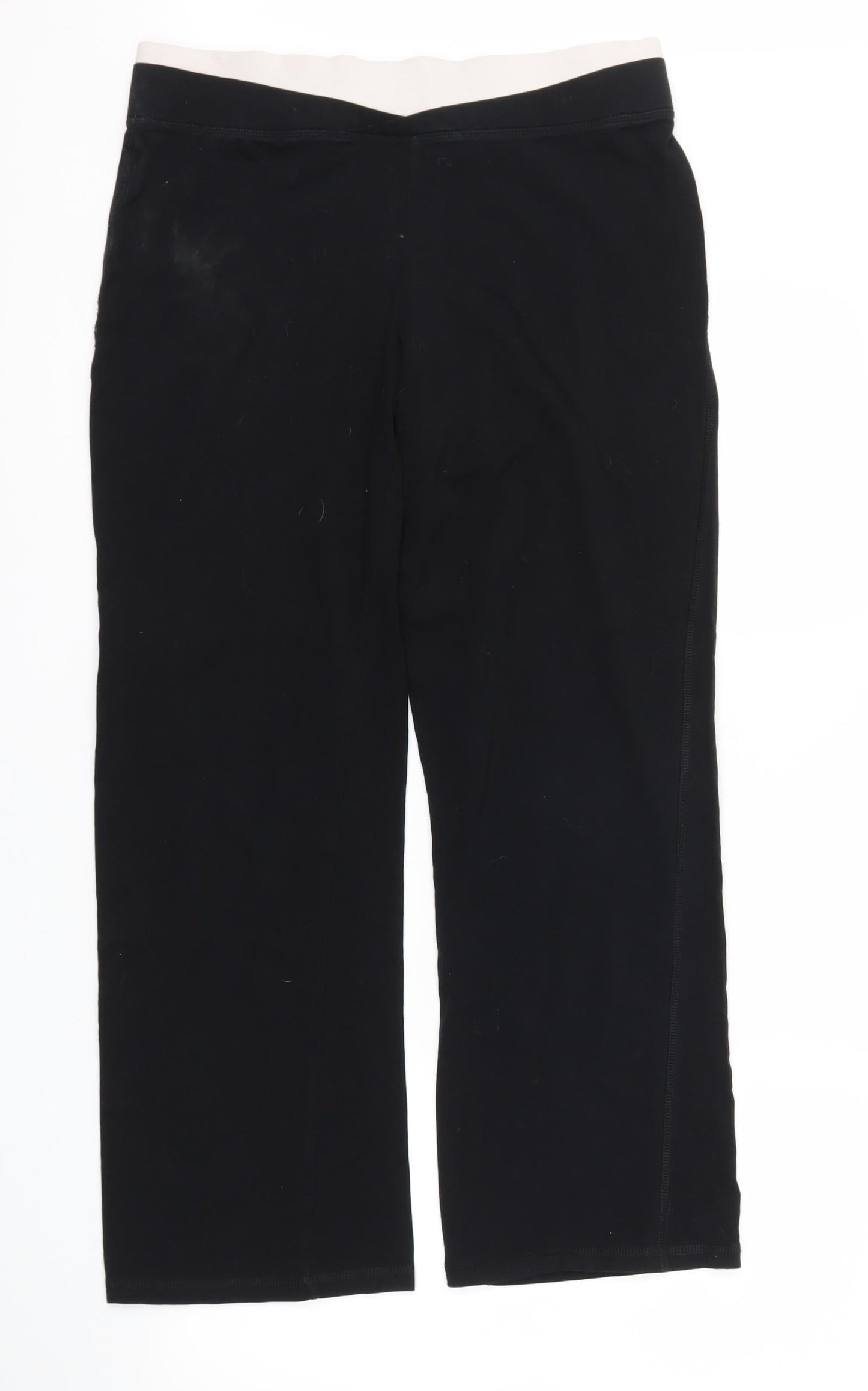TU  Womens Black   Trousers  Size 10 L28 in - Stretch waistband