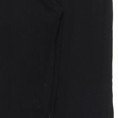 TU  Womens Black   Trousers  Size 10 L28 in - Stretch waistband