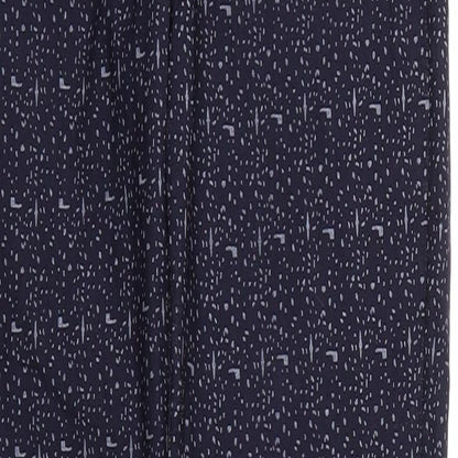 Huaxin Fashion Womens Blue Argyle/Diamond  Trousers  Size L L29 in