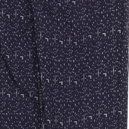 Huaxin Fashion Womens Blue Argyle/Diamond  Trousers  Size L L29 in