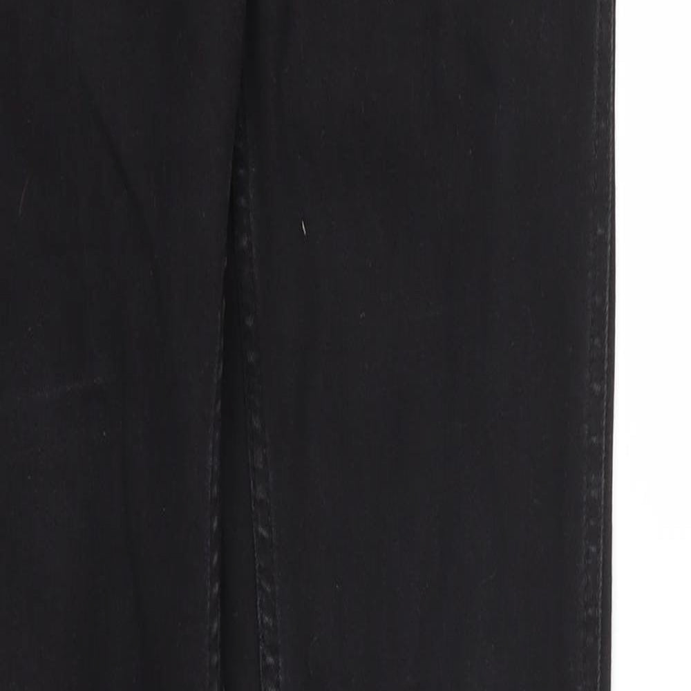 Womens UK Size 28 in Preworn Regular Fit Skinny Black Jeans
