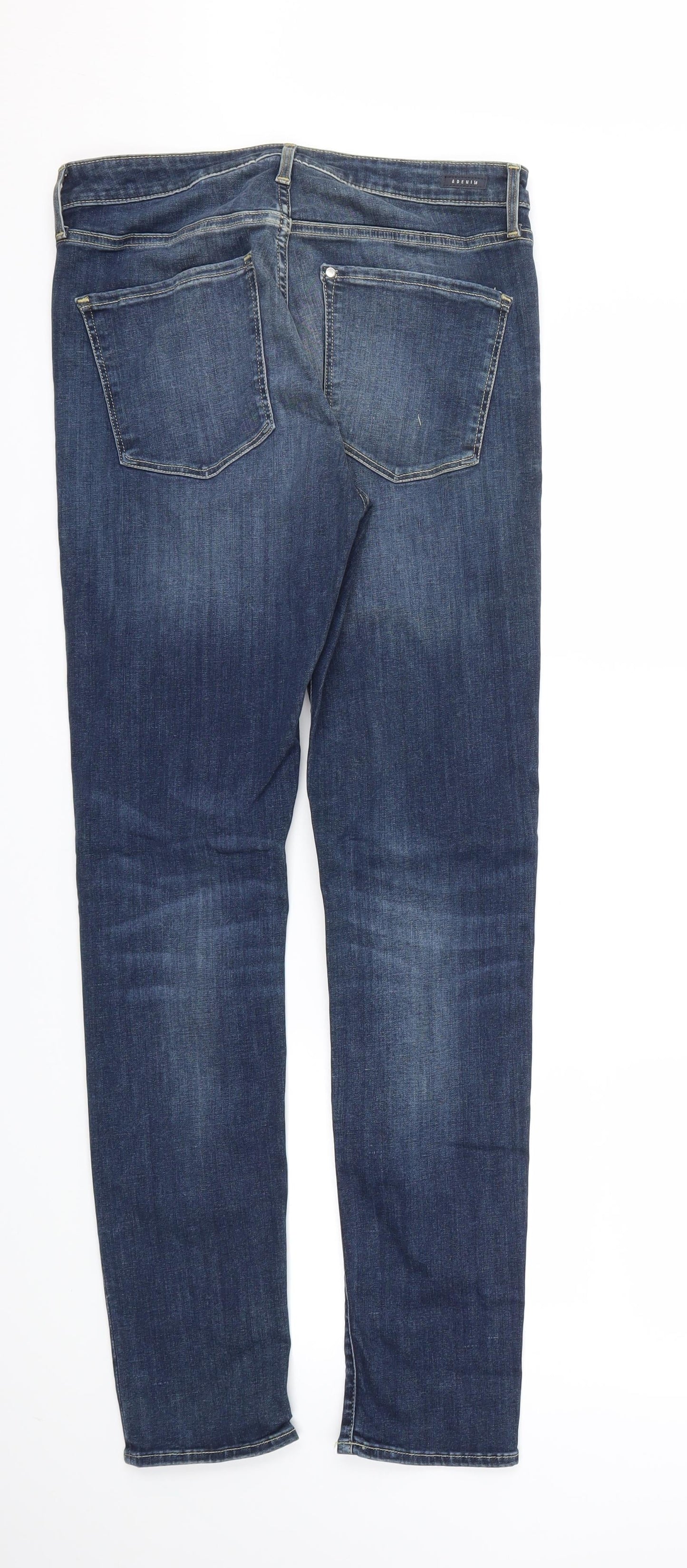 Womens UK Size 30 DENIM Regular Fit Skinny Blue Jeans
