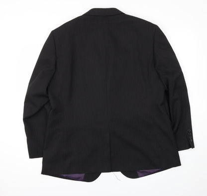 T&W Mens Black   Jacket Blazer Size 44
