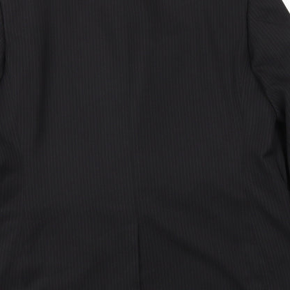 T&W Mens Black   Jacket Blazer Size 44