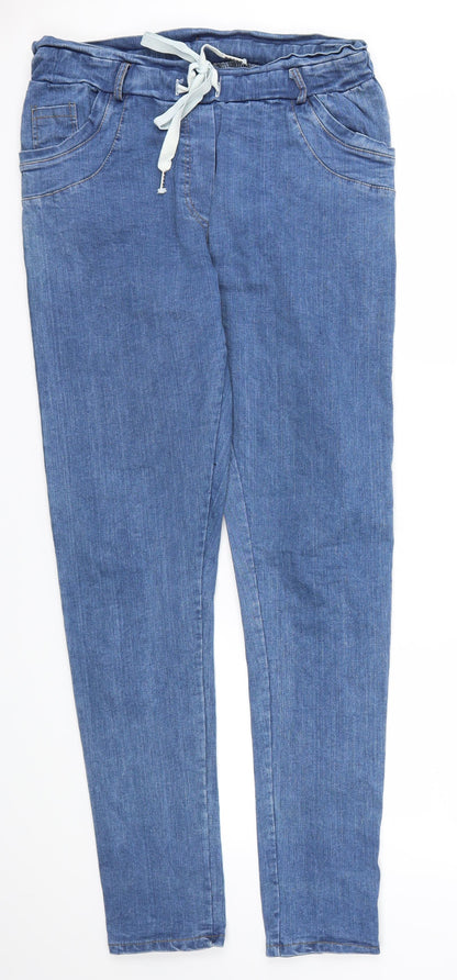 Womens UK Size 30 in Preworn Regular Fit Skinny Blue Jeans