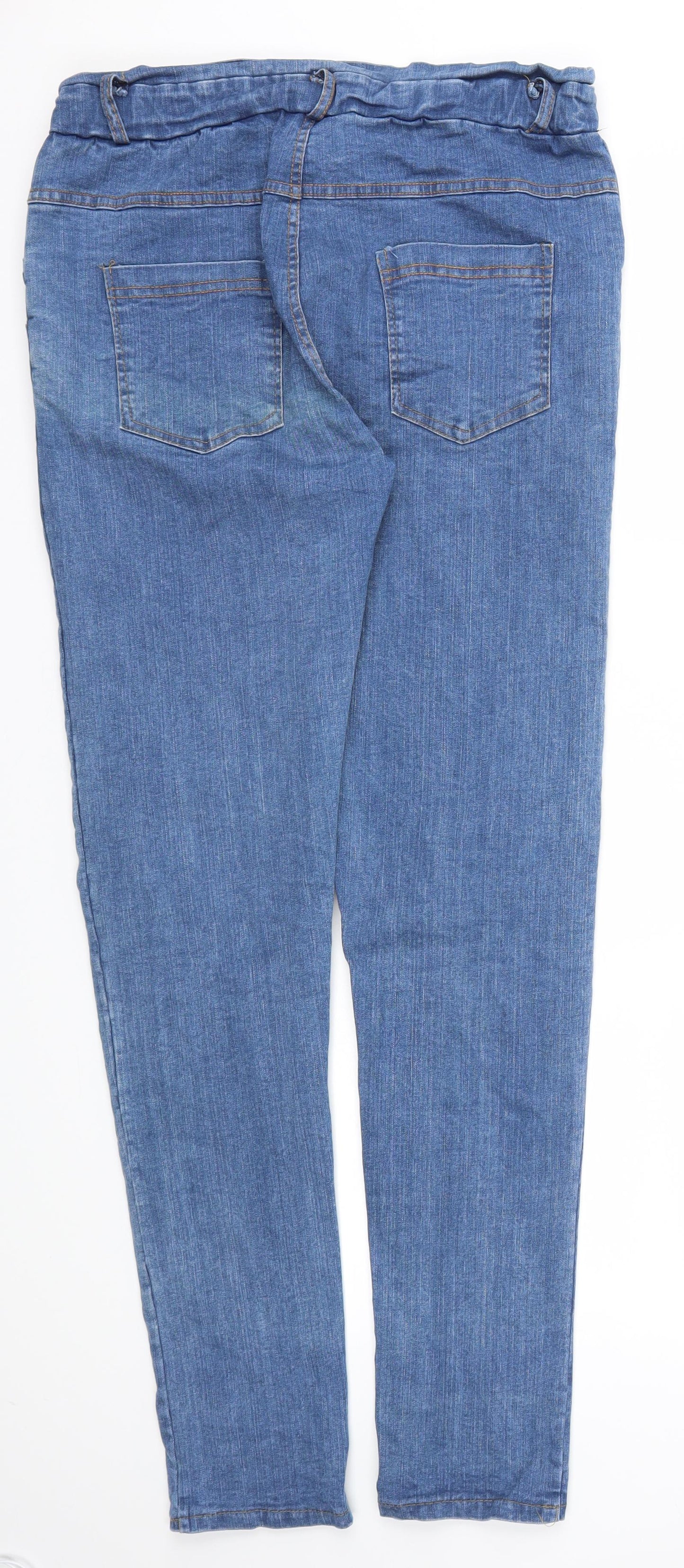Womens UK Size 30 in Preworn Regular Fit Skinny Blue Jeans