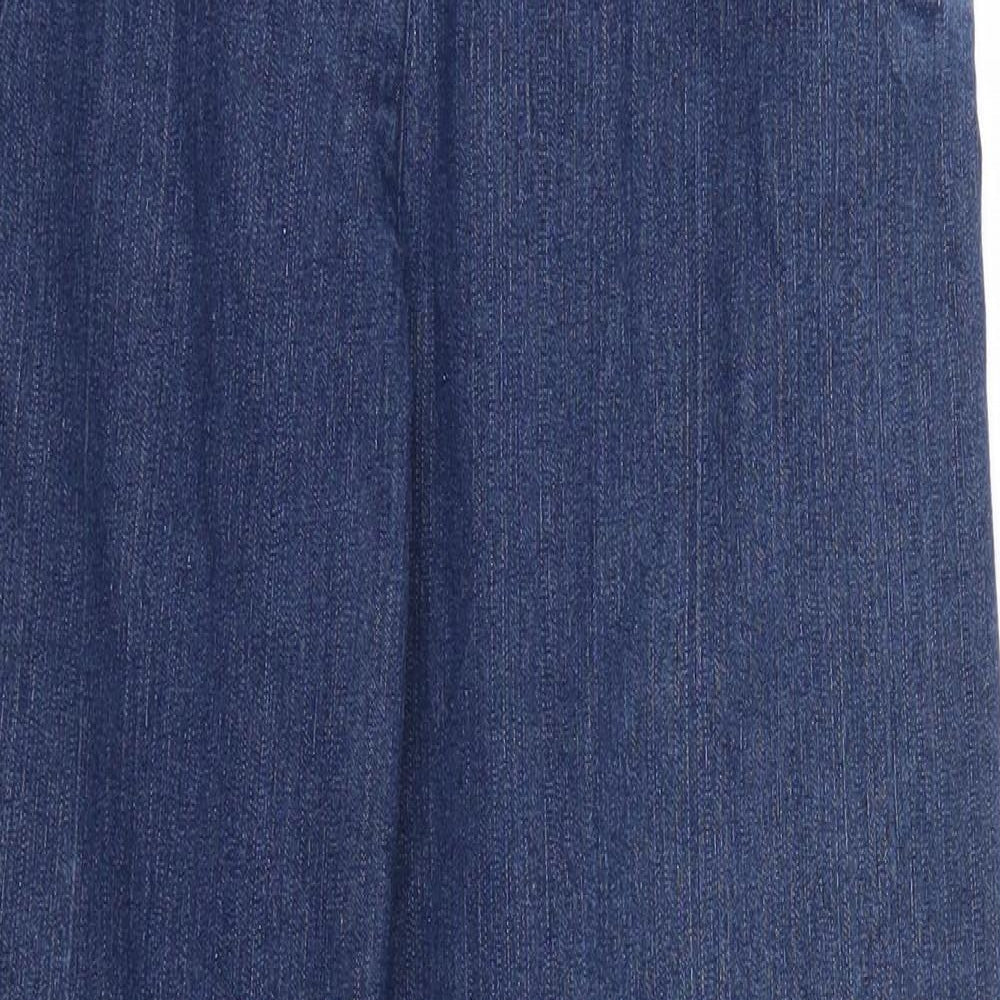 main Womens Blue   Straight Jeans Size 12 L26 in - Stretch waistband