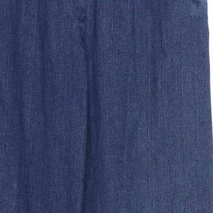 main Womens Blue   Straight Jeans Size 12 L26 in - Stretch waistband