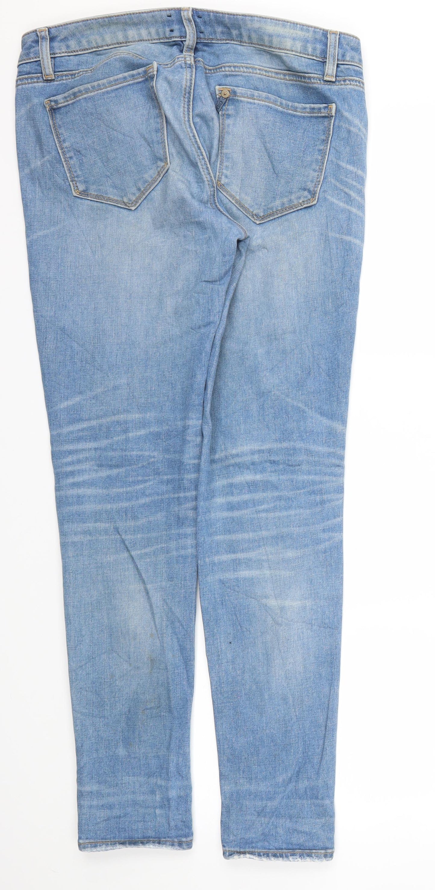D-IH Womens Blue   Skinny Jeans Size 28 L30.5 in