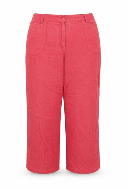 Cappuccini Womens Red   Trousers  Size 16 L25 in