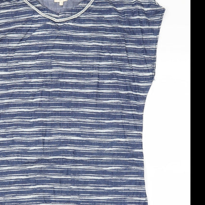 Linea Womens Blue   Fit & Flare  Size 12