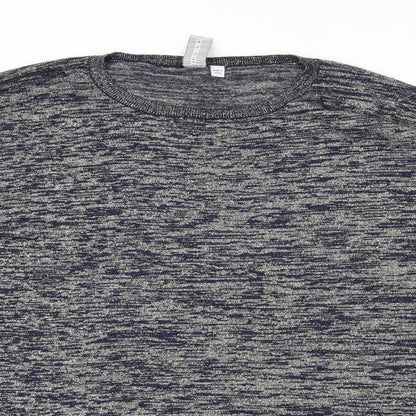 Claire Richards Womens Blue   Basic T-Shirt Size M