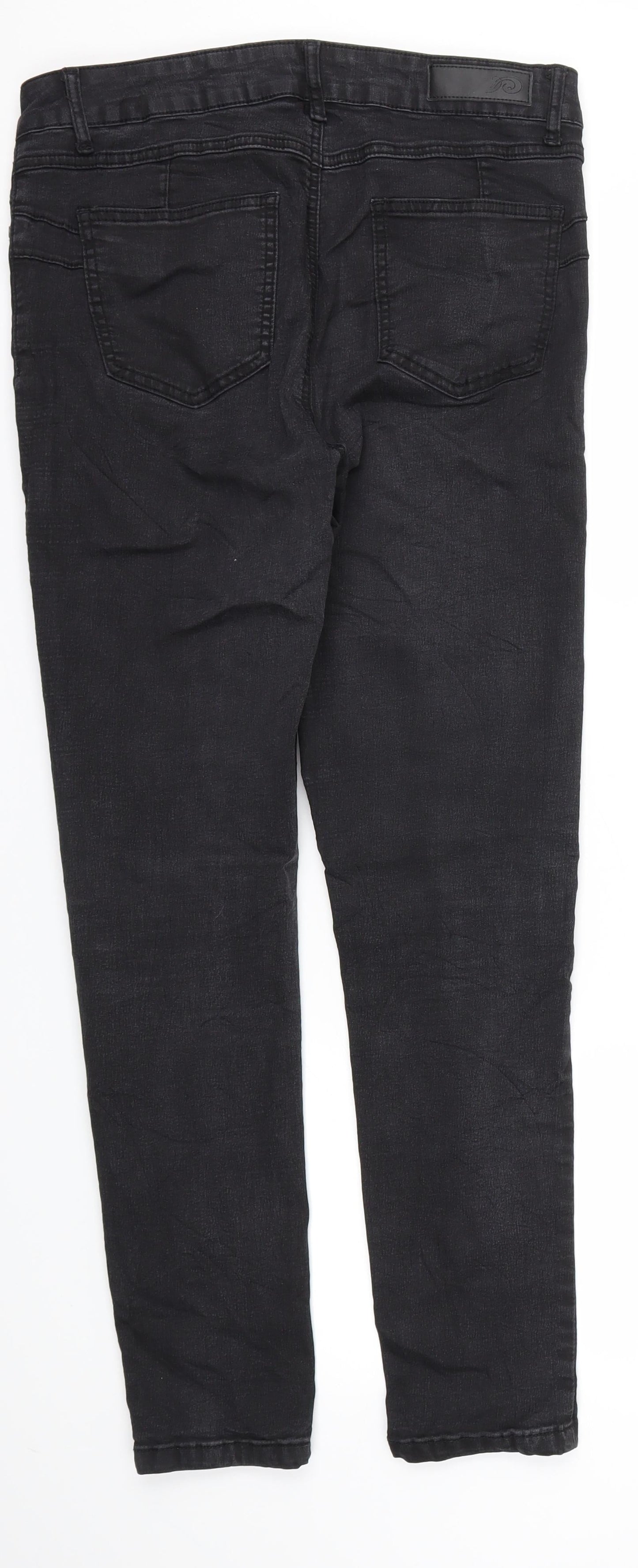 DEA Womens Black   Skinny Jeans Size 12 L29 in