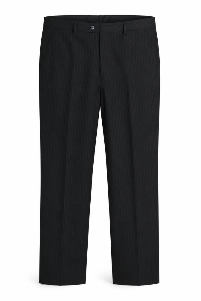 Mens UK Size 36 in T&W Regular Fit  Black Trousers