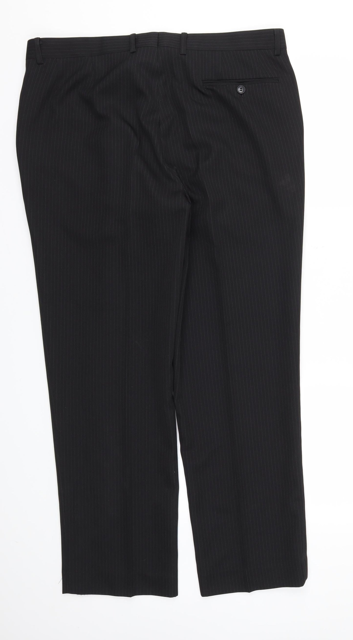 T&W Mens Black   Trousers  Size 36 in L29 in