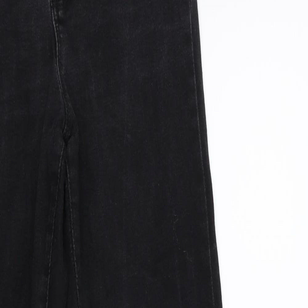 Denim & Co. Womens Black  Denim Skinny Jeans Size 10 L28 in