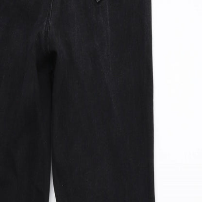 Denim & Co. Womens Black  Denim Skinny Jeans Size 10 L28 in