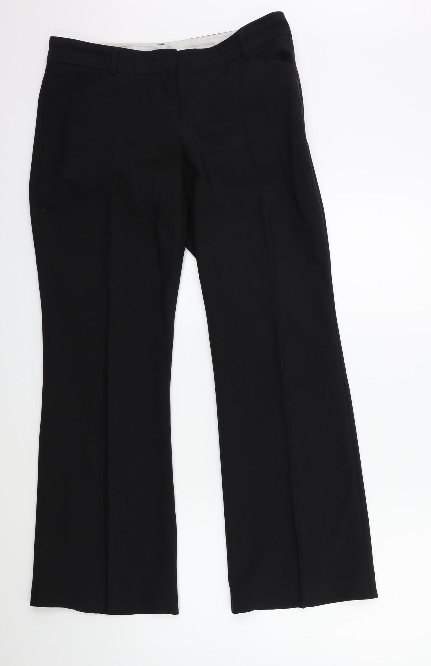 Womens UK Size 32 in Preworn Regular Fit  Black Trousers