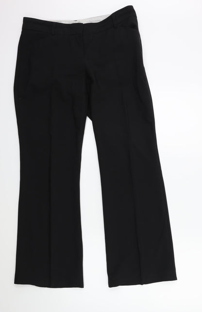 Womens UK Size 32 in Preworn Regular Fit  Black Trousers