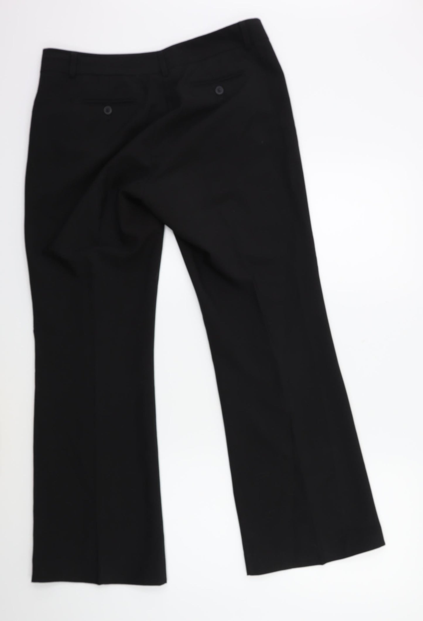Womens UK Size 32 in Preworn Regular Fit  Black Trousers