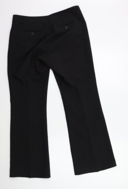 Womens UK Size 32 in Preworn Regular Fit  Black Trousers
