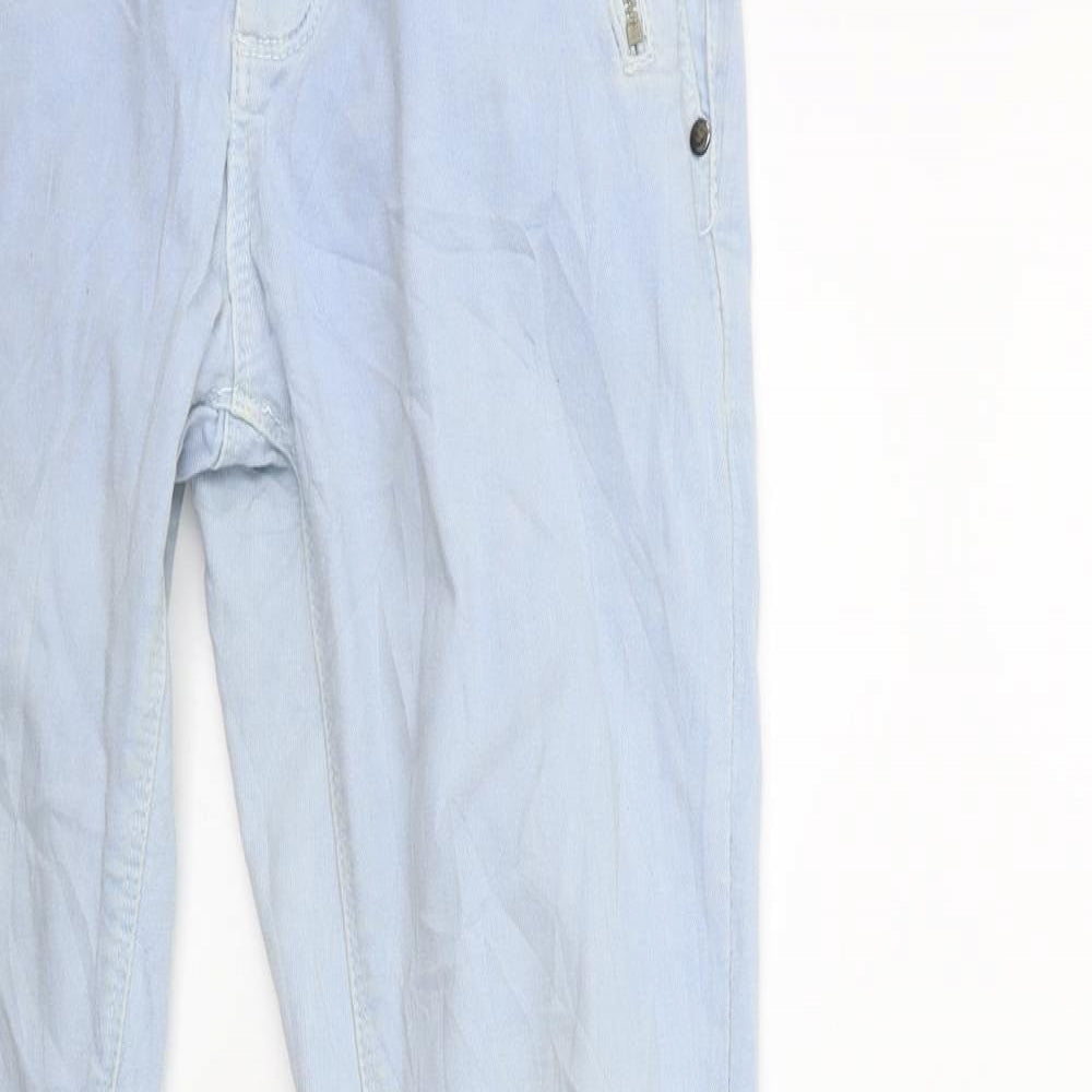 Womens UK Size S Preworn Regular Fit Skinny Blue Jeans