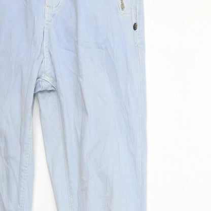 Womens UK Size S Preworn Regular Fit Skinny Blue Jeans