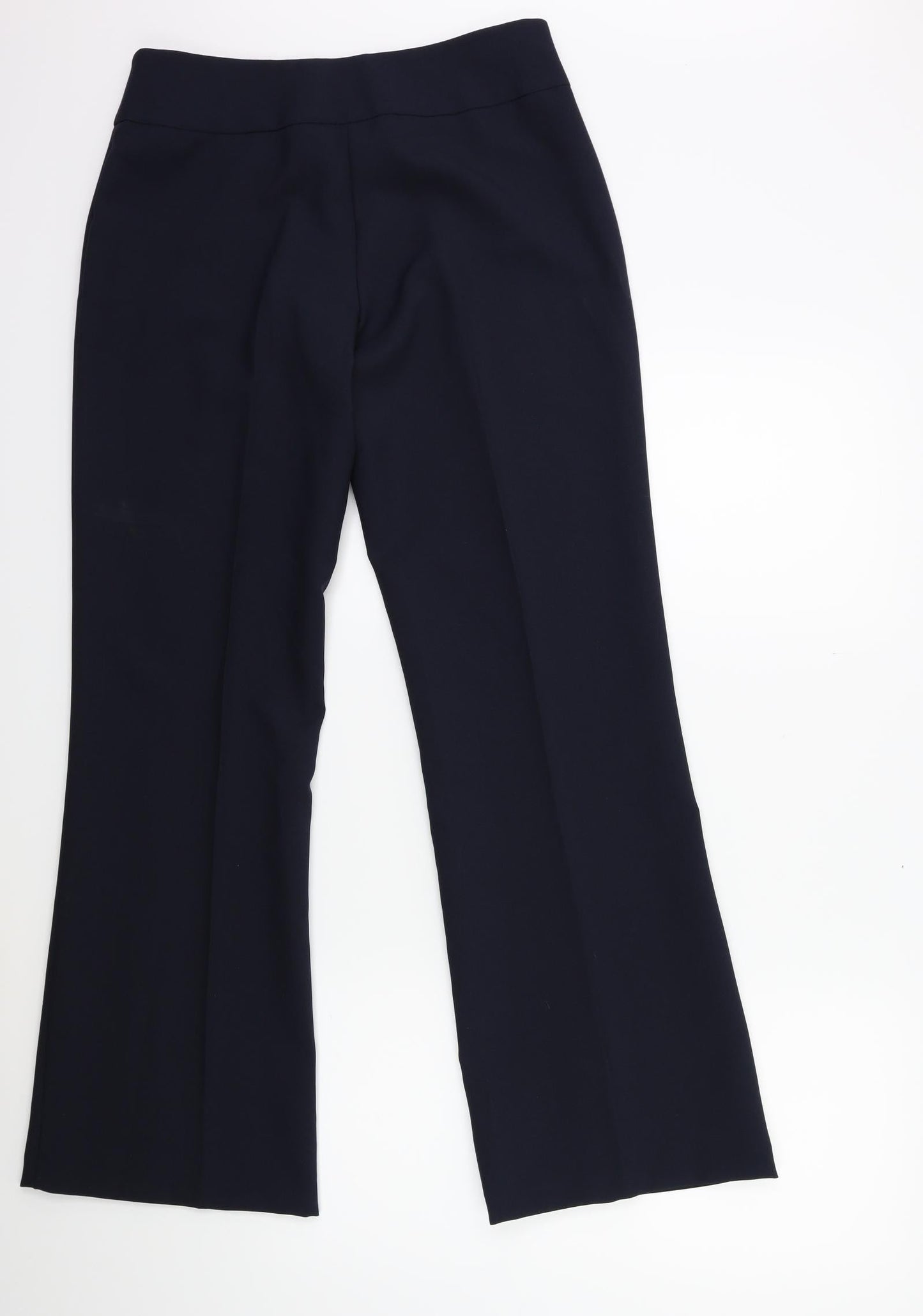 Womens UK Size 10 F&F Regular Fit  Blue Trousers