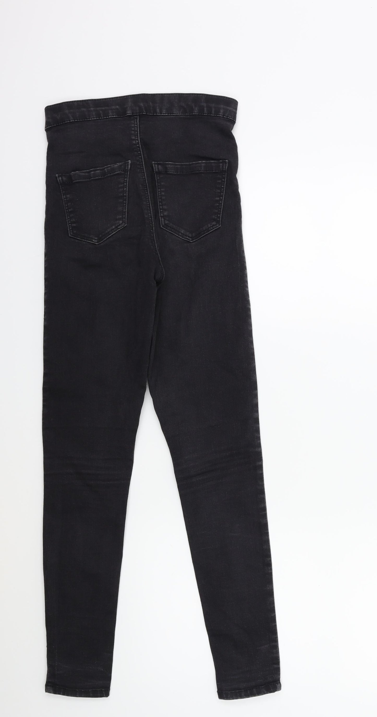 Topshop Womens Black  Denim Skinny Jeans Size 26 in L30 in