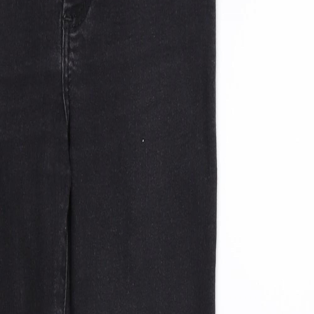 Topshop Womens Black  Denim Skinny Jeans Size 26 in L30 in