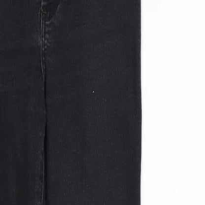 Topshop Womens Black  Denim Skinny Jeans Size 26 in L30 in