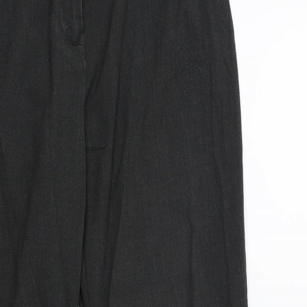 Womens UK Size 12 Marks and Spencer Regular Fit  Grey Trousers