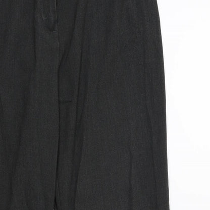 Womens UK Size 12 Marks and Spencer Regular Fit  Grey Trousers