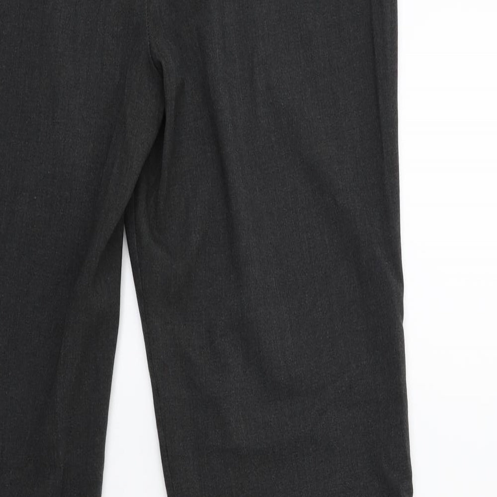 Womens UK Size 12 Marks and Spencer Regular Fit  Grey Trousers