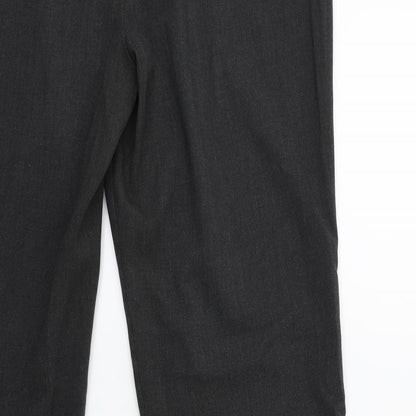 Womens UK Size 12 Marks and Spencer Regular Fit  Grey Trousers