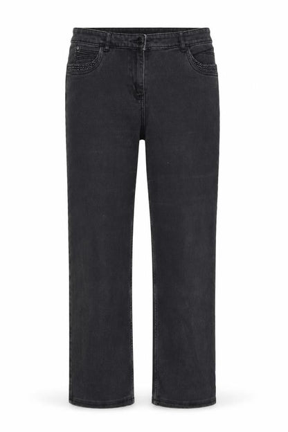 Womens UK Size 32 in Per Una Regular Fit Straight Grey Jeans
