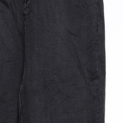 Womens UK Size 14 Preworn Regular Fit Skinny Grey Jeans