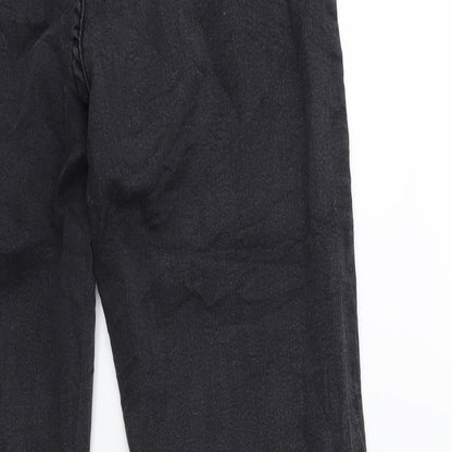 Womens UK Size 14 Preworn Regular Fit Skinny Grey Jeans