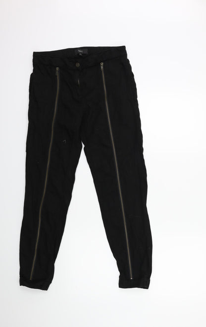 Womens UK Size 6 NEXT Regular Fit  Black Trousers