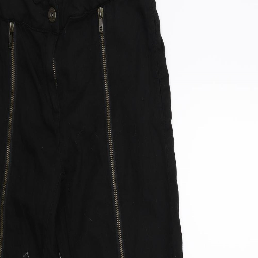 Womens UK Size 6 NEXT Regular Fit  Black Trousers