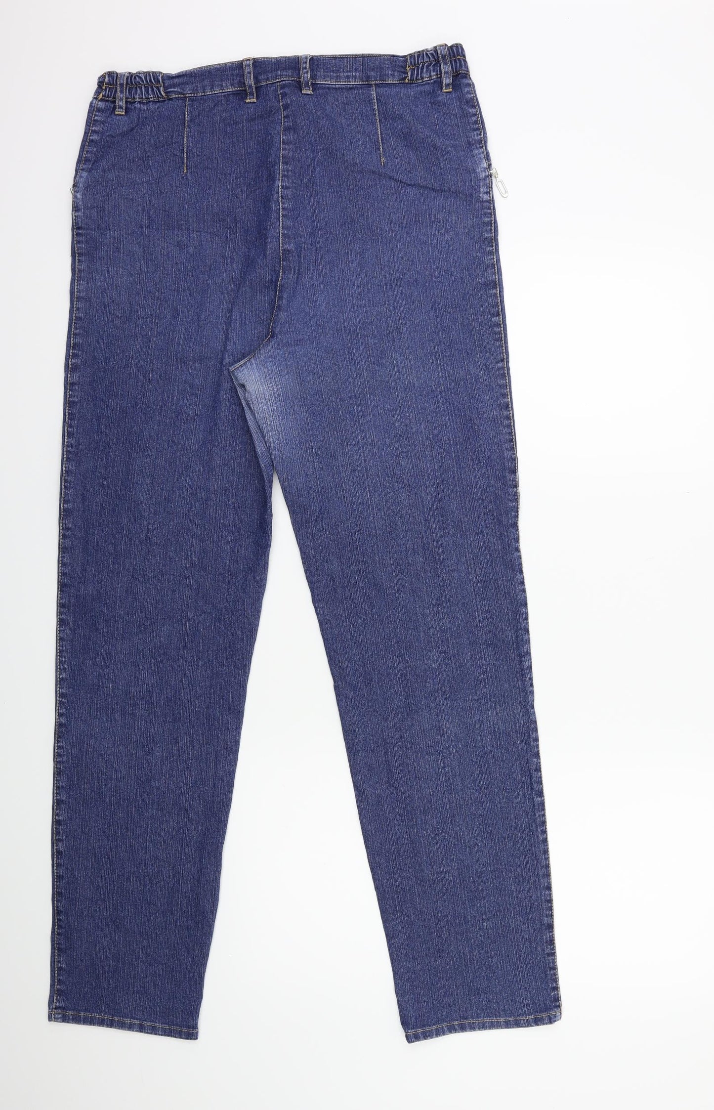 Your Sixth Sense Womens Blue  Denim Skinny Jeans Size 14 L30 in