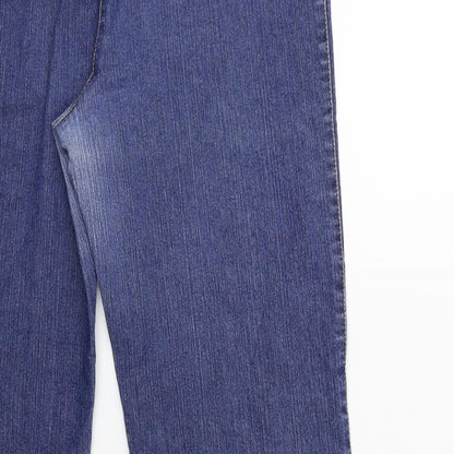Your Sixth Sense Womens Blue  Denim Skinny Jeans Size 14 L30 in