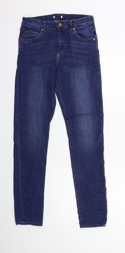 Womens UK Size 26 in Preworn Regular Fit Skinny Blue Jeans