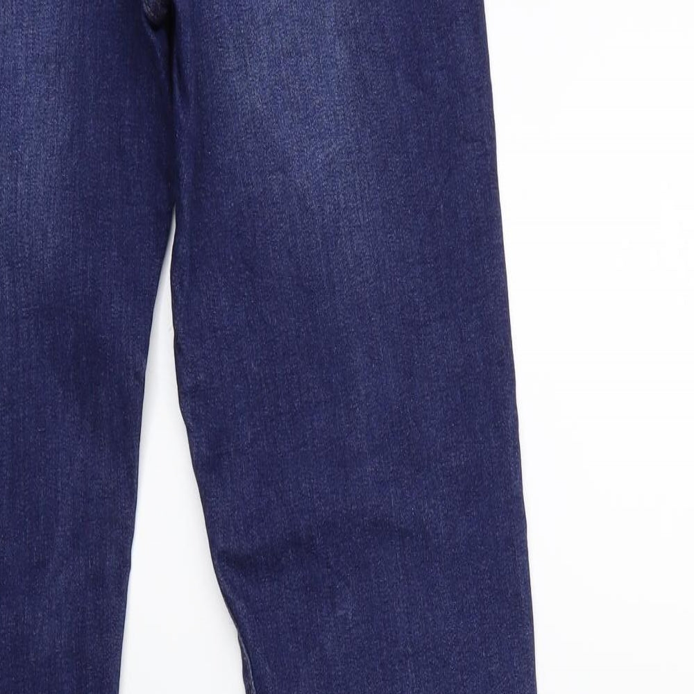 Womens UK Size 26 in Preworn Regular Fit Skinny Blue Jeans