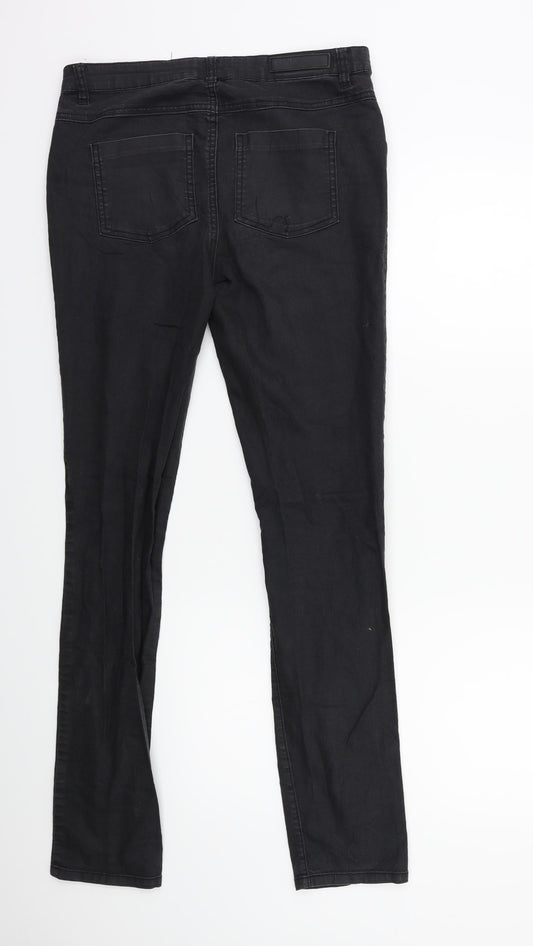 Only Womens Black  Denim Skinny Jeans Size L L31 in