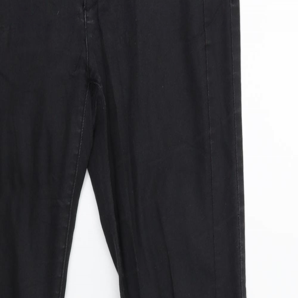 Only Womens Black  Denim Skinny Jeans Size L L31 in